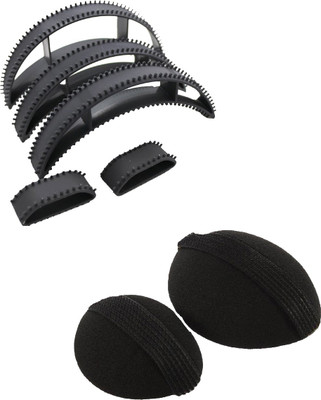 S R Enterprises hair fashion base puff bun ,bumpits puff bun maker (pack of 7pcs) Hair Accessory Set(Black)
S R Enterprises hair fashion base puff bun ,bumpits puff bun maker (pack of 7pcs) Hair Accessory Set(Black)