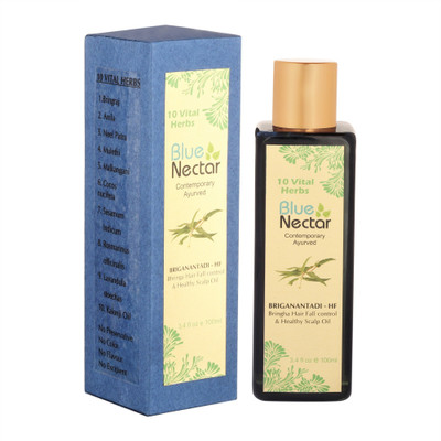Blue Nectar Briganantadi Hair Fall Control Treatment Bringha Oil with Coconut Oil(100 ml)
Blue Nectar Briganantadi Hair Fall Control Treatment Bringha Oil with Coconut Oil(100 ml)