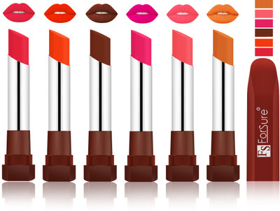 Forsure Baby Pink, Nude, Wine, Rose Pink, Peach, Brick Nude VELVET MATTE LIPSTICK(Baby Pink, Nude, Wine, Rose Pink, Peach, Brick Nude)
Forsure Baby Pink, Nude, Wine, Rose Pink, Peach, Brick Nude VELVET MATTE LIPSTICK(Baby Pink, Nude, Wine, Rose Pink, Peach, Brick Nude)