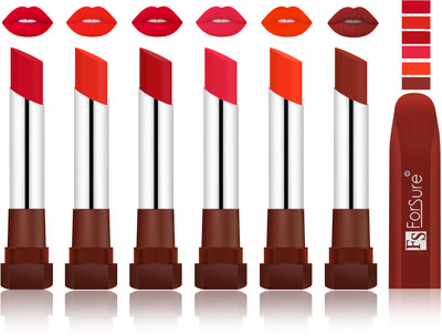 Forsure Red, Beach Nude, Bright Red, Baby Pink, Nude, Chocolate VELVET MATTE LIPSTICK(Red, Beach Nude, Bright Red, Baby Pink, Nude, Chocolate)
Forsure Red, Beach Nude, Bright Red, Baby Pink, Nude, Chocolate VELVET MATTE LIPSTICK(Red, Beach Nude, Bright Red, Baby Pink, Nude, Chocolate)