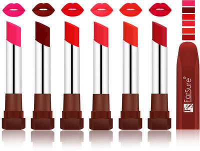 Forsure Ruby Red, Dark Maroon, Romantic Red, Peach, Beach Nude, Bright Red VELVET MATTE LIPSTICK(Ruby Red, Dark Maroon, Romantic Red, Peach, Beach Nude, Bright Red)
Forsure Ruby Red, Dark Maroon, Romantic Red, Peach, Beach Nude, Bright Red VELVET MATTE LIPSTICK(Ruby Red, Dark Maroon, Romantic Red, Peach, Beach Nude, Bright Red)