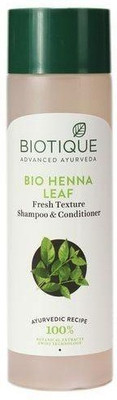 Biotique Bio Henna Leaf Shampoo and Conditioner(120 ml)