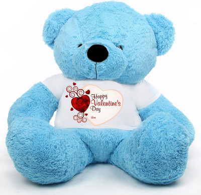 BN SOFT TOYS 4 Feet Blue colour Teddy Bear With Valentine Day T-Shirt - 122 cm(Blue)
BN SOFT TOYS 4 Feet Blue colour Teddy Bear With Valentine Day T-Shirt - 122 cm(Blue)