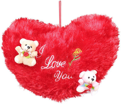 DHAMAN Red Lovely Heart Cushion Stuffed Soft Plush Toy Love Girl 34 cm - 34 cm(Multicolor)
DHAMAN Red Lovely Heart Cushion Stuffed Soft Plush Toy Love Girl 34 cm - 34 cm(Multicolor)