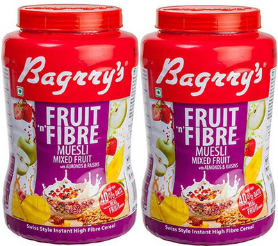 Bagrry's Fruit N Fibre Mixed Fruit 1000 GM Jar Pack of 2(2 kg, Plastic Bottle, Pack of 2)
Bagrry's Fruit N Fibre Mixed Fruit 1000 GM Jar Pack of 2(2 kg, Plastic Bottle, Pack of 2)