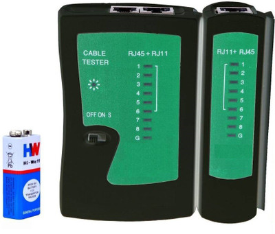 Inditrust Network Cable Tester RJ45 RJ11 RJ12 Cat5 Detachable Portable Multifunction LAN Networking Cable Testing Tool Kit with Battery Computer Combo Set
Inditrust Network Cable Tester RJ45 RJ11 RJ12 Cat5 Detachable Portable Multifunction LAN Networking Cable Testing Tool Kit with Battery Computer Combo Set