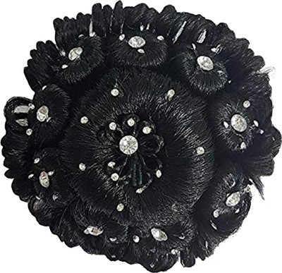 WONDER CHOICE Stylish Juda Bun Designer Stone Bridal Wedding Hair Extension Juda Accessories Bun(Black)
WONDER CHOICE Stylish Juda Bun Designer Stone Bridal Wedding Hair Extension Juda Accessories Bun(Black)