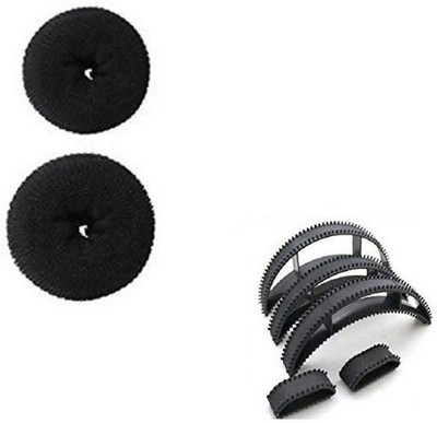 S R Enterprises hair accessories banana bumpit hair donut 2pcs (pack of 7pcs ) Hair Accessory Set(Black)
S R Enterprises hair accessories banana bumpit hair donut 2pcs (pack of 7pcs ) Hair Accessory Set(Black)