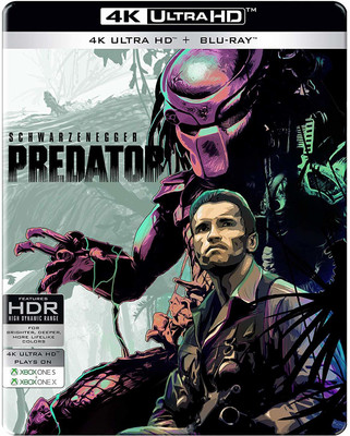 Predator (Steelbook) (4K UHD + Blu-ray + Digital HD) (2-Disc)(4K(UHD) Blu-ray English)
Predator (Steelbook) (4K UHD + Blu-ray + Digital HD) (2-Disc)(4K(UHD) Blu-ray English)