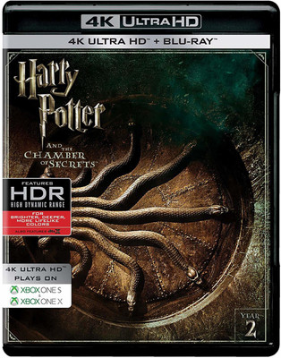 Harry Potter and the Chamber of Secrets (2002) - Year 2 (4K UHD & HD) (2-Disc)(4K(UHD) Blu-ray English)
Harry Potter and the Chamber of Secrets (2002) - Year 2 (4K UHD & HD) (2-Disc)(4K(UHD) Blu-ray English)