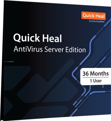 Quick Heal Anti-virus 1 User 3 Years(CD/DVD)