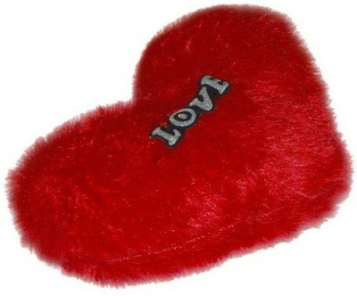 SPORTSHOLIC New Medium Size Soft Cute Stuffed Heart Shape Valentine Day Gift For Girls Boys - 12 inch(Red)