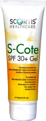 SCORTIS S-COTE SUNSCREEN WITH SPF-30+-75GM - SPF 30 PA++(75 g)