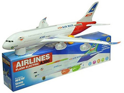 ClueSteps Aeroplane Battery Operated Flash Electric Airlines Aeroplane(White, Multicolor), Multicolor;white
ClueSteps Aeroplane Battery Operated Flash Electric Airlines Aeroplane(White, Multicolor), Multicolor;white