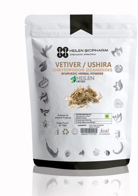 Heilen Biopharm Vetiver Herbal Powder 400 Gram (Chrysopogon Zizanioides) khus-khus/Ushira/Lava(400 g)
Heilen Biopharm Vetiver Herbal Powder 400 Gram (Chrysopogon Zizanioides) khus-khus/Ushira/Lava(400 g)