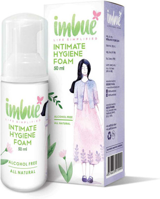 imbue Natural Intimate Hygiene Foam , All Natural and No chemicals Intimate Foam(50 ml, Pack of 1)
imbue Natural Intimate Hygiene Foam , All Natural and No chemicals Intimate Foam(50 ml, Pack of 1)