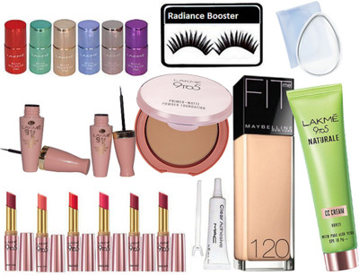 radiance booster Eyelashes & Primer Lipstick (Pack Of 6) & Mirror Nail Paint (Pack Of 6) & Water Proof Eyeliner+Mascara & Primer Matte Powder Compact & Eyelashes Glue & Foundation & Silicone Puff(Set of 20)
radiance booster Eyelashes & Primer Lipstick (Pack Of 6) & Mirror Nail Paint (Pack Of 6) & Water Proof Eyeliner+Mascara & Primer Matte Powder Compact & Eyelashes Glue & Foundation & Silicone Puff(Set of 20)