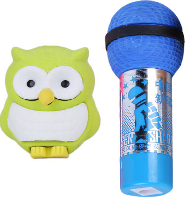 AutoVHPR Set of 2 Cute Green Owl & Blue Mike shaped Eraser Non-Toxic Eraser(Set of 2, Multicolor)
AutoVHPR Set of 2 Cute Green Owl & Blue Mike shaped Eraser Non-Toxic Eraser(Set of 2, Multicolor)