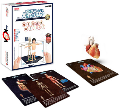 OOBEDU “KNOW OUR ANATOMY” Augmented Reality Educational Flash Card Set(Multicolor)
OOBEDU “KNOW OUR ANATOMY” Augmented Reality Educational Flash Card Set(Multicolor)