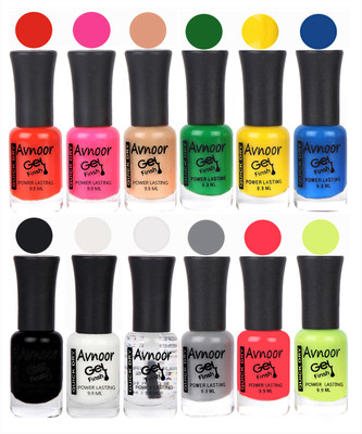 Avnoor Trendy Color Gel Nail Polish Combo Set No 624 Multicolor(Pack of 12)
Avnoor Trendy Color Gel Nail Polish Combo Set No 624 Multicolor(Pack of 12)