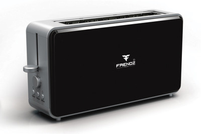 Frendz Forever Long Slot 2 Slice PT-001 750 W Pop Up Toaster(Silver)