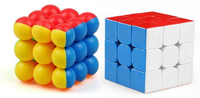 Nabhya High Speed Magic Rubik Cube Combo Set of 2 (Stickerless 3X3 & 3X3 Bubble Cube) Puzzle Brainstorming Game Toy(2 Pieces)
Nabhya High Speed Magic Rubik Cube Combo Set of 2 (Stickerless 3X3 & 3X3 Bubble Cube) Puzzle Brainstorming Game Toy(2 Pieces)
