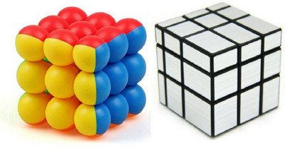 Nabhya High Speed Magic Rubik Cube Combo Set of 2 (Mirror Cube & 3X3 Bubble Cube) Puzzle Brainstorming Game Toy(2 Pieces)
Nabhya High Speed Magic Rubik Cube Combo Set of 2 (Mirror Cube & 3X3 Bubble Cube) Puzzle Brainstorming Game Toy(2 Pieces)