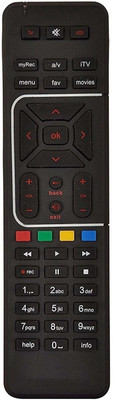 higadget Compatible Artl DTH Remote Controller(Black)
