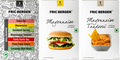 Fric Bergen Combo Of Mayonnaise (Pack 1)+Combo Of Tandoori Mayonnaise(Pack 1)+Mix Sauces (Pack 1) Sauces & Ketchup(756 g)
Fric Bergen Combo Of Mayonnaise (Pack 1)+Combo Of Tandoori Mayonnaise(Pack 1)+Mix Sauces (Pack 1) Sauces & Ketchup(756 g)