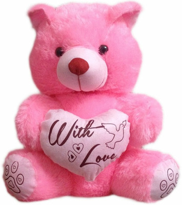 Nihan Enterprises Soft & Cute Pink Color Teddy Bear with With You Heart - 45 CM - 45 cm(Pink)
Nihan Enterprises Soft & Cute Pink Color Teddy Bear with With You Heart - 45 CM - 45 cm(Pink)