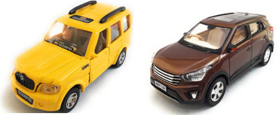 The Game Begins Combo Pack of Scorpio Car Toy and Hyundai Creta miniature Car toys (Set of 2 Cars) - Value Pack | Yellow and Brown(Yellow, Brown)
The Game Begins Combo Pack of Scorpio Car Toy and Hyundai Creta miniature Car toys (Set of 2 Cars) - Value Pack | Yellow and Brown(Yellow, Brown)