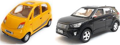 The Game Begins Combo Pack of Nano Car Toy and Hyundai Creta miniature Car toys (Set of 2 Cars) - Value Pack | Yellow and Black(Yellow, Black)
The Game Begins Combo Pack of Nano Car Toy and Hyundai Creta miniature Car toys (Set of 2 Cars) - Value Pack | Yellow and Black(Yellow, Black)