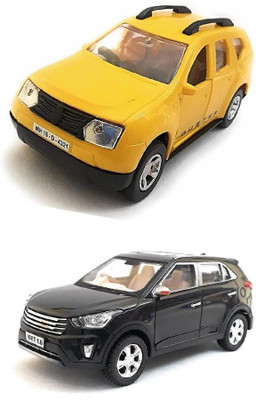 The Game Begins Combo Pack of Renault Duster Car Toy and Hyundai Creta miniature Car toys (Set of 2 Cars) - Value Pack | Yellow and Black(Yellow, Black)
The Game Begins Combo Pack of Renault Duster Car Toy and Hyundai Creta miniature Car toys (Set of 2 Cars) - Value Pack | Yellow and Black(Yellow, Black)