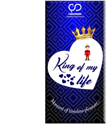 Chocodusk King Of My Life Chocolate Bar, 85 gram Bars(85 g)
