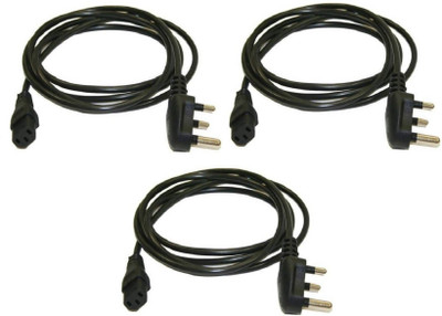 Teratech (Pack of 3) Power Cable 3 Pin 1.5 Meter Power Cord(Compatible with Desktop, Monitor, Printer, Black)
Teratech (Pack of 3) Power Cable 3 Pin 1.5 Meter Power Cord(Compatible with Desktop, Monitor, Printer, Black)