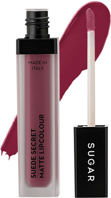 Sugar Cosmetics Suede Secret Matte Lipcolour 02 (Deep Rose Pink)(Plush Pink)