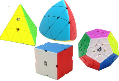 Nabhya Qiyi Combo Set of Speedcubing Bundle Pyraminx Megaminx Mastermorphix Skewb Cubes With Gift Box(4 Pieces)
Nabhya Qiyi Combo Set of Speedcubing Bundle Pyraminx Megaminx Mastermorphix Skewb Cubes With Gift Box(4 Pieces)