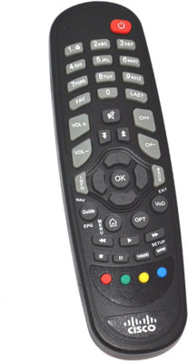 Cisco ASIANETDIGITAL DVB-TBOX Remote Controller(Black)