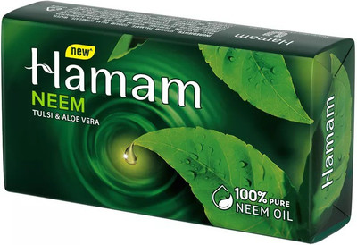 hamam Neem 100gm soap (pack of 4)(100 g, Pack of 4)