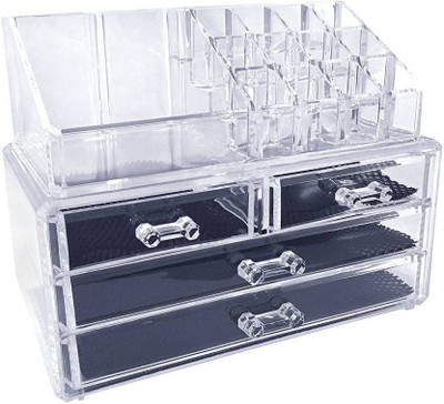 Jiyan Enterprise Cosmetic Organizer Makeup Storage Box Lipstick Holder Stand makeup, lipstick, nail polish, jewelry Vanity Box(transparent)
Jiyan Enterprise Cosmetic Organizer Makeup Storage Box Lipstick Holder Stand makeup, lipstick, nail polish, jewelry Vanity Box(transparent)