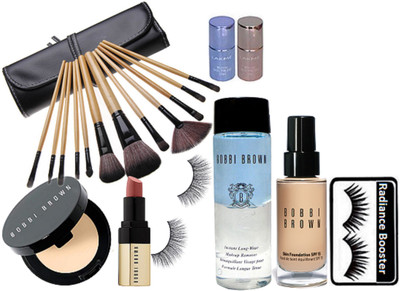 radiance booster Eyelashes & Makeup Remover & Skin Foundation & Corrector Concealer & Lipstick & Nail Paint 2 With Make up Brush (Pack Of 12)(Set of 20)
radiance booster Eyelashes & Makeup Remover & Skin Foundation & Corrector Concealer & Lipstick & Nail Paint 2 With Make up Brush (Pack Of 12)(Set of 20)