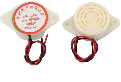 ARDUINO M714 SFM-27 DC 3-24V 90DB Intermittent Beep Alarm Electronic Buzzer Sounder Sound Recorder and Sound Circuit Electronic Hobby Kit
ARDUINO M714 SFM-27 DC 3-24V 90DB Intermittent Beep Alarm Electronic Buzzer Sounder Sound Recorder and Sound Circuit Electronic Hobby Kit
