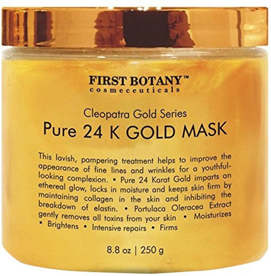 First Botany Cosmeceuticals Gold Facial Mask 8.8 oz - Gold Mask for Anti Wrinkle Anti Aging Facial Treatment, Pore Minimizer, Acne Scar Treatment & Blackhead Remover(250 g)
First Botany Cosmeceuticals Gold Facial Mask 8.8 oz - Gold Mask for Anti Wrinkle Anti Aging Facial Treatment, Pore Minimizer, Acne Scar Treatment & Blackhead Remover(250 g)