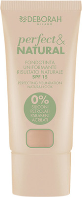 Deborah Milano PERFECT & NATURAL FOUNDATION - 2 Foundation(Light Rose)