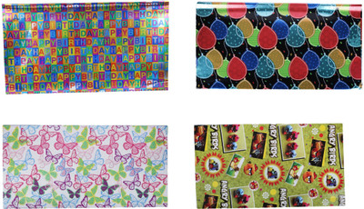 AutoVHPR Pack of 4 Beautiful Designer Series 220 Gift Wrap Paper for Wrapping your Birthday Return and Corporate Gifts NA Plastic Gift Wrapper(Multicolor)
AutoVHPR Pack of 4 Beautiful Designer Series 220 Gift Wrap Paper for Wrapping your Birthday Return and Corporate Gifts NA Plastic Gift Wrapper(Multicolor)