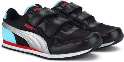 Puma Boys & Girls Lace Running Shoes(Black, Puma black puma silver poppy red angry turquoise
Puma Boys & Girls Lace Running Shoes(Black, Puma black puma silver poppy red angry turquoise