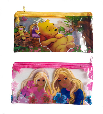 Feel Alive Winnie the Pooh :: Barbie Cartoon Art Plastic Pencil Boxes(Set of 2, Multicolor)
Feel Alive Winnie the Pooh :: Barbie Cartoon Art Plastic Pencil Boxes(Set of 2, Multicolor)