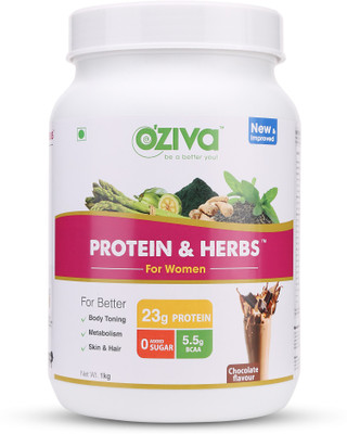 OZiva Protein & Herbs, Women, Whey Protein with Ayurvedic Herbs, 1kg Whey Protein(1000 g, Chocolate)
OZiva Protein & Herbs, Women, Whey Protein with Ayurvedic Herbs, 1kg Whey Protein(1000 g, Chocolate)