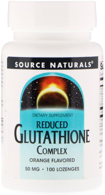 Source Naturals Reduced Glutathione Complex Orange Flavored 50 mg 100 BioLingual Lozenges(100 No)
Source Naturals Reduced Glutathione Complex Orange Flavored 50 mg 100 BioLingual Lozenges(100 No)