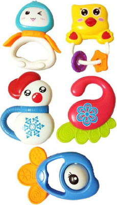 Sanyal Animal Baby Rattle & soother set 5 pieces Rattle (Multicolored) Rattle(Multicolor)
Sanyal Animal Baby Rattle & soother set 5 pieces Rattle (Multicolored) Rattle(Multicolor)